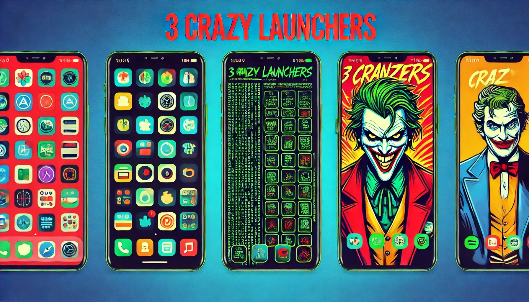 3 Crazy Launchers That will Make Your Phone Look Crazy