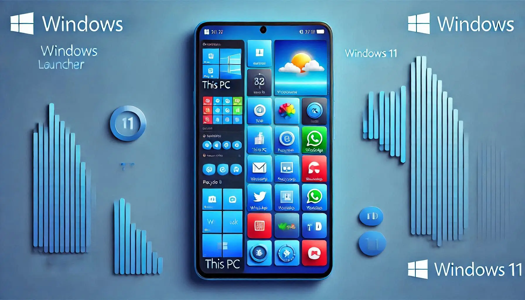 Windows 11 Launcher For Mobile - Apk Ballo