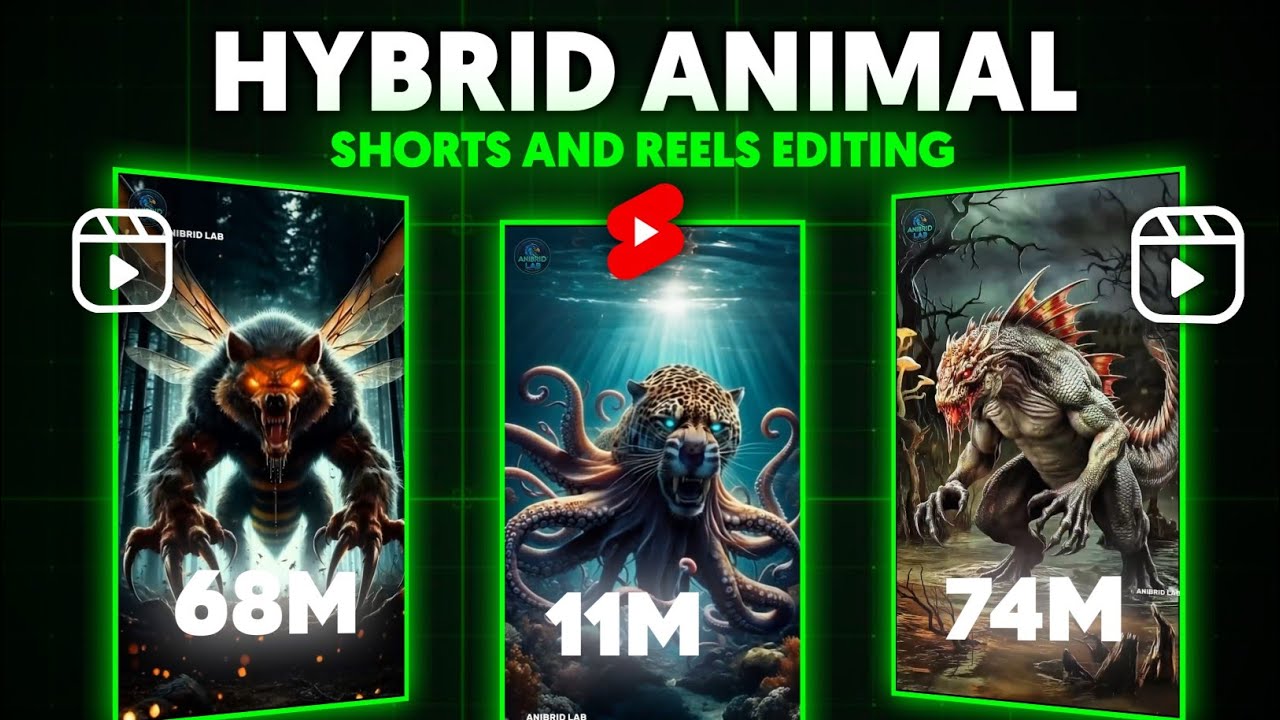 How to Make Hybrid Animal Fusion Videos For Social Media