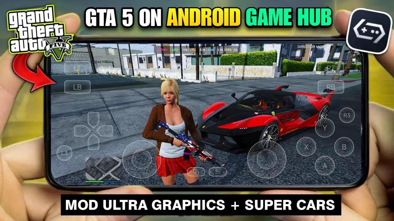 Gta 5 Smoother Gameplay with GameHub Emulator