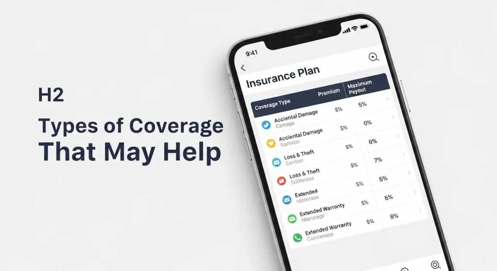phone insurance coverage options comparison chart